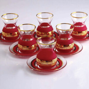 Turkish Tea Cup & Saucer - Image 2
