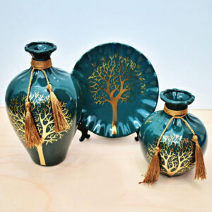 European Style Ceramic Flower Vase - Image 2