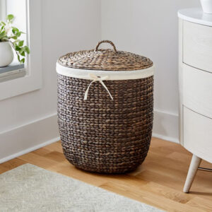Curved Seagrass Basket - Image 1