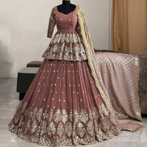 Designer Net Lehenga-01 - Image 1